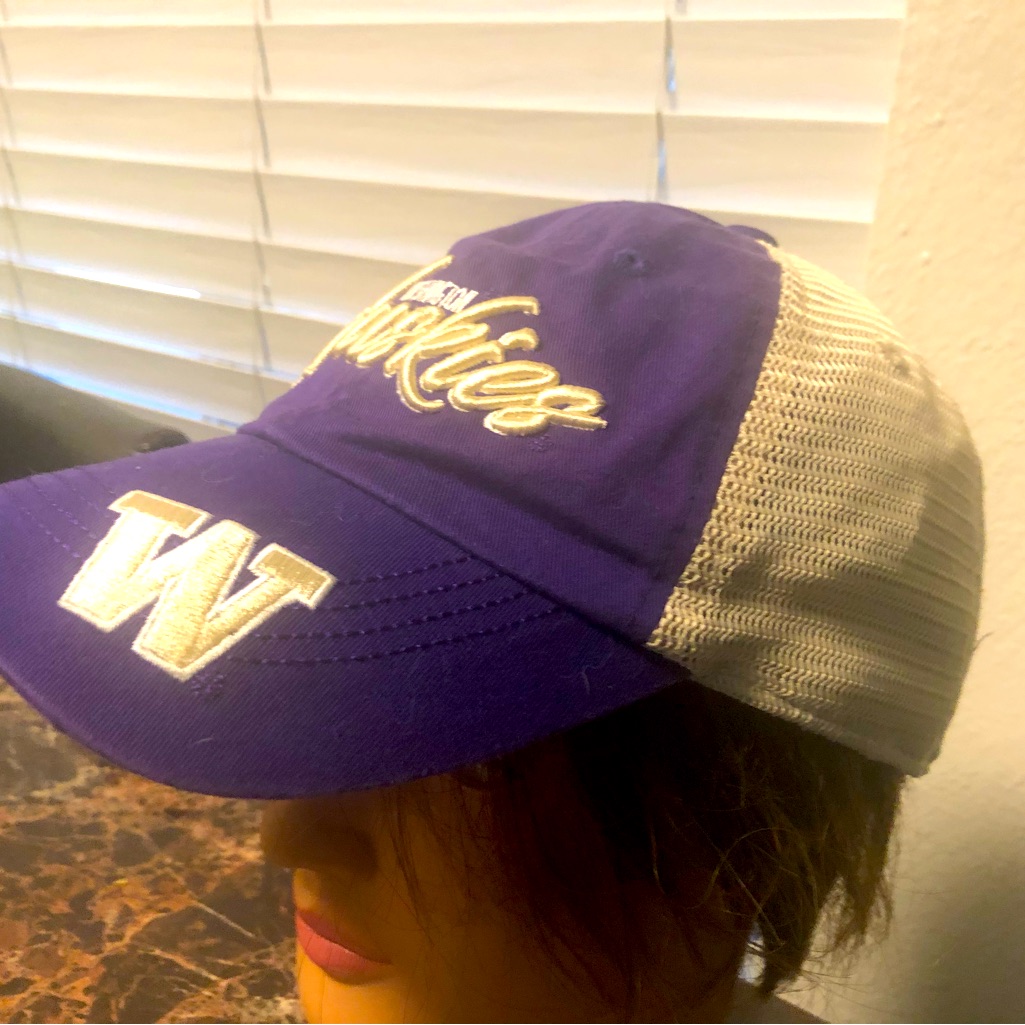 Captivating Headwear Ncaa Washington Huskies Men’s Purple White Hats Snap Back